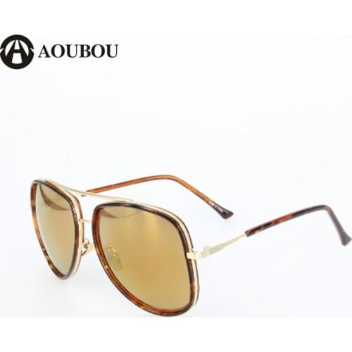 Женские солнцезащитные  круглые очки AOUBOU China At AliExpress