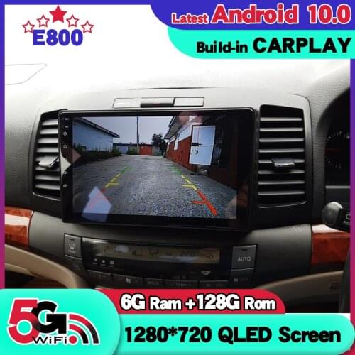 6GB Ram 128GB Rom Car Radio Stereo 2007 Premio Navigation GPS For Toyota Allion 2006 Android 10 Head Unit Autoradio Multimedia