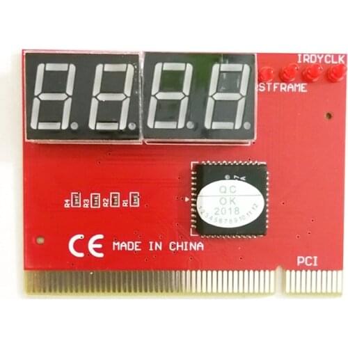 PC 4 Digit PCI Card Motherboard Diagnostic Analyzer Tester