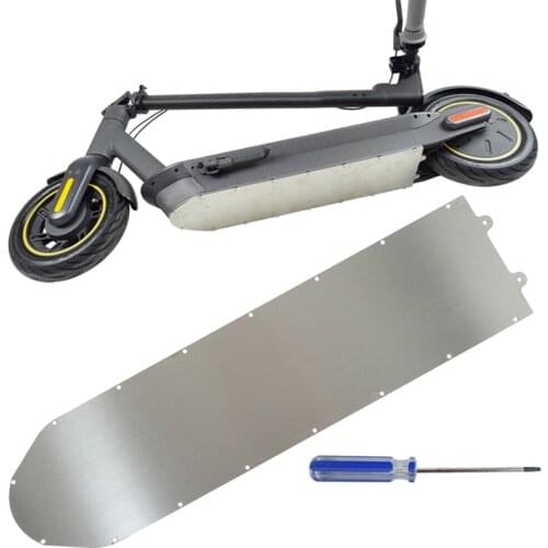 Electric Scooter Chassis Aluminum Protection Metal Guard Plate Armor Battery Bottom Cover for Ninebot Max G30