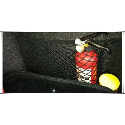 Hot Car Trunk Nylon Rope Net Luggage Net with Backing For Peugeot 308 508 RCZ 107 108 206 207 301 406 407 SW 607 Accessories