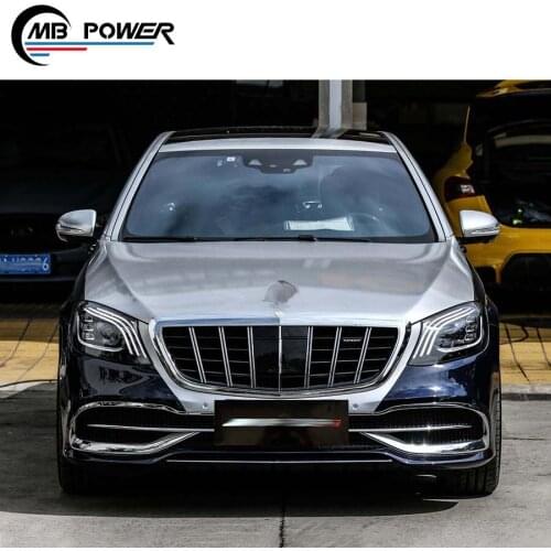 S CLASS w222 ko B900 style body kit fit for high quality w222 front bumper rear lip axhaust tip body kit