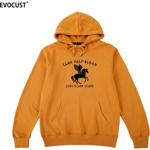 Camp half blood Percy Jackson Long Island Sound Halloween Costume men Hoodies Sweatshirts women unisex Combed Cotton