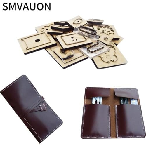 SMVAUON Classic Fashion Pen Case Wooden Mold Cutting Diy 2020 Mold Suitable For Die Cutting Machine
