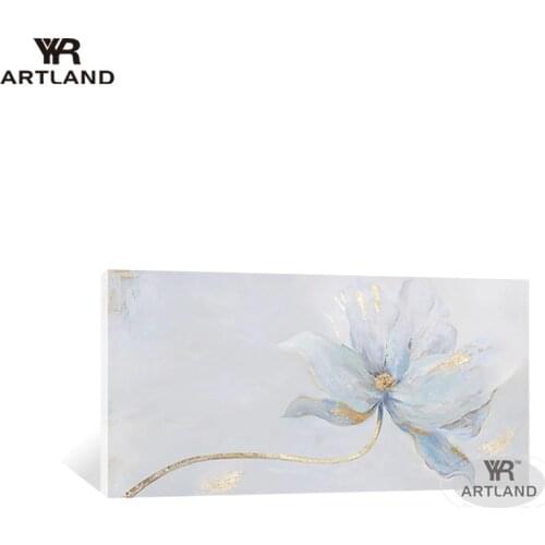 Beautiful flowers pictures for home wall decor Pure handmade oil painting on canvas hanging picture for living room bedroom