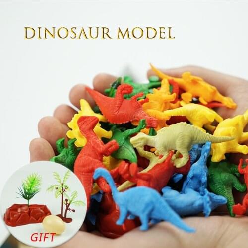 10pcs Mini Animals Dinosaur Simulation Toy Jurassic Play Dinosaur Model Action Figures Classic Ancient Collection For Boys