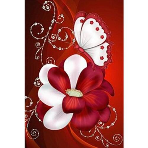 Animal Butterfly Flower DIY Embroidery Cross Stitch 11CT Kits Needlework Craft Set Printed Canvas Cotton Thread Home Decoration