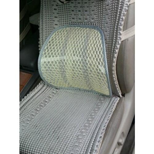 Newest car seat back cushion Car Seat Chair Massage Back Lumbar Support Mesh Ventilate Cushion Pad Black