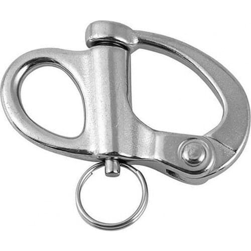 Portable Quick Release Boat Chain Spring Shackle Stainless Steel Swivel Snap Buckle for Marine