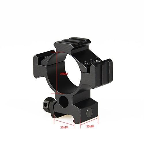 PPT Tactical Scope Mount Ring 35mm Weaver Picatinny Scope Rail Mount Fits on 20mm Rail GZ22-0239