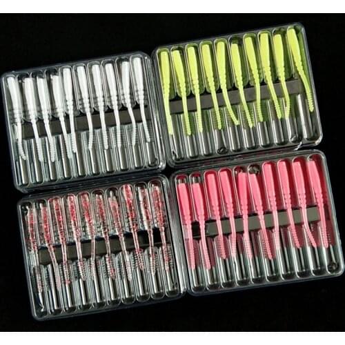 TSURINOYA 40pcs Fishing Lure 0.2g/45mm 0.4g/60mm Needle tail Soft Lure Rockfish Ocean Rock Bait Artificial Bait
