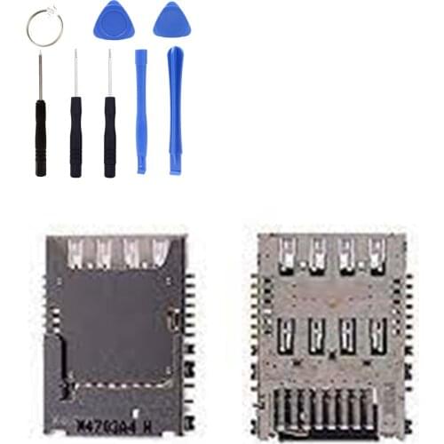 SIM Card Connector sim Socket Holder SIM Card Slot Socket Repair Kit Gift FOR Samsung J7 J700