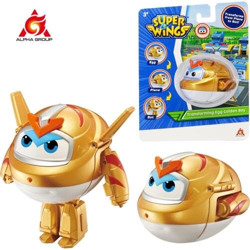 Super Wings Transforming Egg Transforming Deformation Airplane Robot Action Figures For Children Gifts