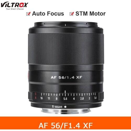 Viltrox 56mm F1.4 XF Large Aperture Autofocus Portrait Lens for Fujifilm X-mount Cameras X-T30/X-T3/X-PRO3/X-T200/X-E3/X-T2