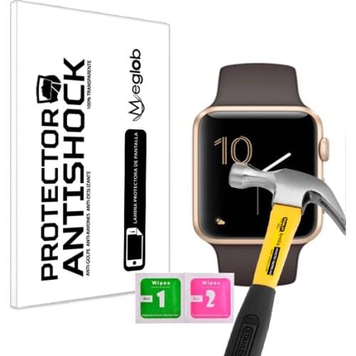 Screen protector Anti-Shock Anti-scratch Anti-Shatter compatible with Apple Watch Series 1 Aluminum 42mm