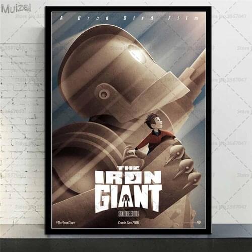 The Iron Giant Poster Hot Classic Movie Canvas Painting Posters and Prints Wall Art Picture for Living Room Home Decor