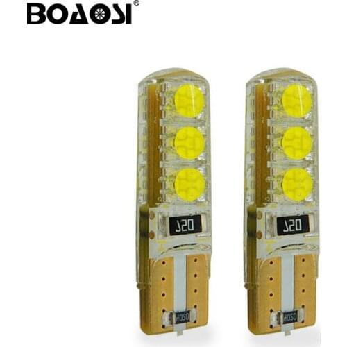 10pcs W5W LED T10 led Bulb Interior Lamp Car DRL 5050 SMD 194 168 Clearance Lights Reading 12V 6000k White Red Pink Crystal Blue