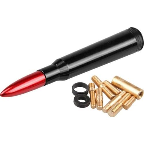 Car Radio Car Red Bullet Antenna Short Aluminum Antenna Radio FM Signal Design For Ford F150 Cars Aerials Antenna Car Styling