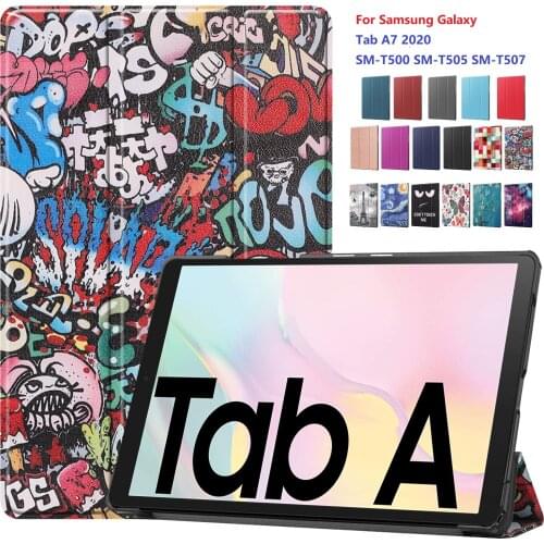 For Samsung Galaxy Tab A7 10.4 SM-T500/T505 Tablet Folding Stand Cover for Samsung Galaxy S6 lite P610 P615 Tab A T510 T515 Case