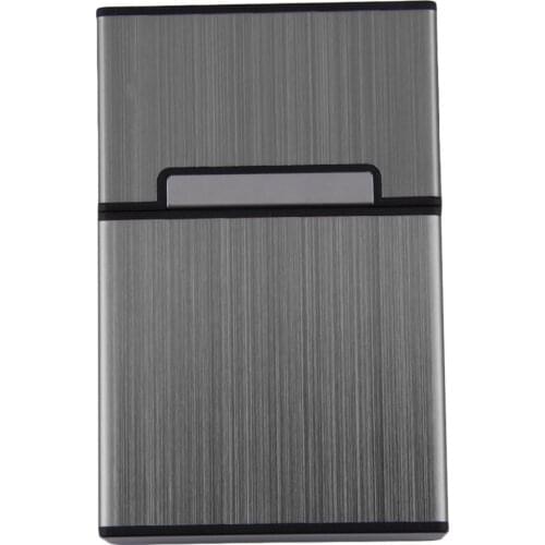 Home Use Light Aluminum Cigar Cigarette Case Tobacco Holder Pocket Box Storage Container 6 Colors Discount