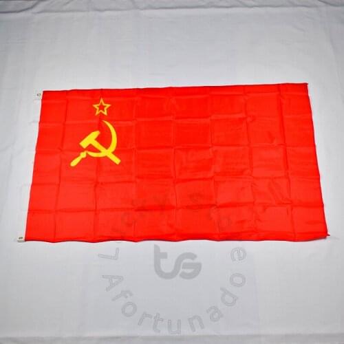 Soviet Union 90*150cmflag Banner for meet Parade party Hanging National flagSoviet Union Home Decorationbanner