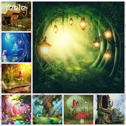 Yeele Photography Backdrop Dreamy Fairy Tale Forest Tree Baby Poster Background Photocall Backgrounds for Photo Studio Props