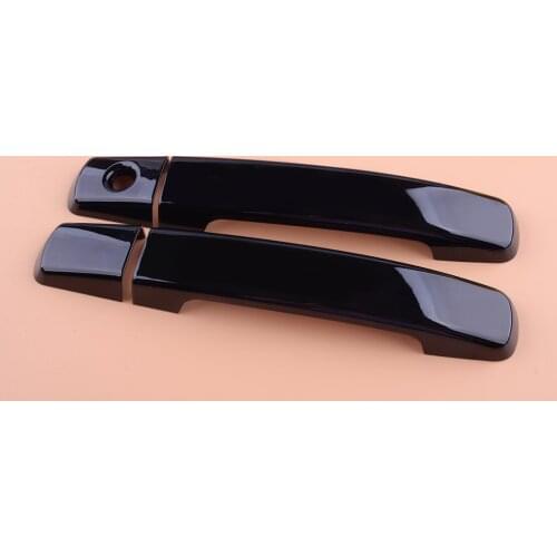 1 Set Front Outside Door Handle Covers Trims Caps Without Keyless Hole Fit for Nissan Altima Coupe 2008 2009 2010 2011 2012 2013