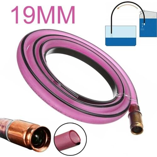 Mayitr 1pc 3/4" 19mm x 2m Copper Jiggler Jiggle Siphon Pump PVC Hose Fuel Transfer Pipe Accessories Parts