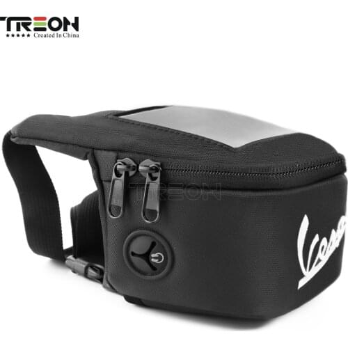 Motorcycle Front Handlebar Storage Earphone Bags For Vespa GTS GTV LX LXV Sprint Primavera 50 125 150 250 300 300ie