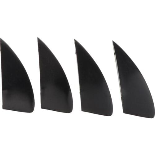 4 Pieces Fiberglass Reinforced Nylon Fin Set for Kiteboarding Kite Flyling Surfing Accessories - Durable & Solid