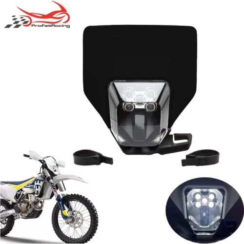 New Motorcycle LED Headlight Headlamp Head Lamp Light For Husqvarna FC FE FX TC TE TX 125 250 300 350 450 501 FE250 FC250 TE300