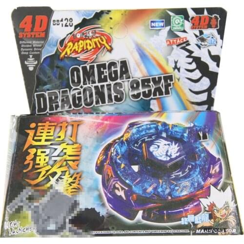 Omega Dragonis Metal Fury 4D Spinning Top Limited Edition + Launcher 4D System Drop Shopping