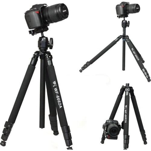 Professional Weifeng WF-6662A Tripod ball head for camera Camcorder Binoculars video vcr