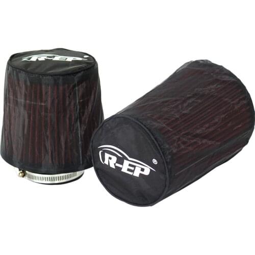 Universal Car Engine Cold Air Intake Filter Cover Mushroom Head Car Filters Case Polyester Dust-proof Air Intake Filter Cover