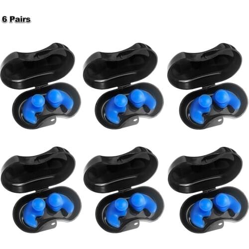 Swimming Earplugs Spiral Silicone Earplugs Professional Anti-noise and Waterproof Earplugs Suitable Swimming Pool Accessories