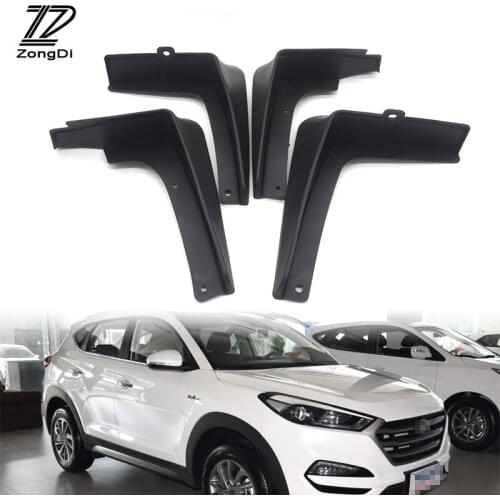 ZD Car Mudflaps Fit For 2016 2017 Hyundai Tucson TL Model Mudflap Accessories Splash Guard Front Rear Mudguards Fenders