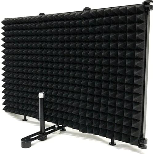 Microphone soundproof cover K singing bar microphone sound card recording windproof screen anchor live outdoor equipment