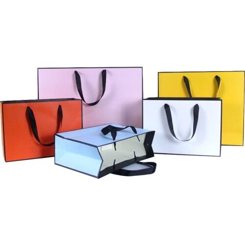 10PCS/lot Large Size Thickening Paper Shopping Bag Paper Gift Bag Carrier Bag