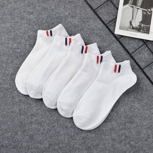 5 Pairs Lot Unisex Ladies Girls Men Boy Bee Striped Cotton Solid Funny Ankle Bee Sport Athletic School Short Socks Gift