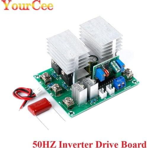 50HZ Inverter Drive Board Single DC 12V AC 220V Transformer Bridge Quasi-sine Wave Boost Step Up Module 500W Voltage Regulator