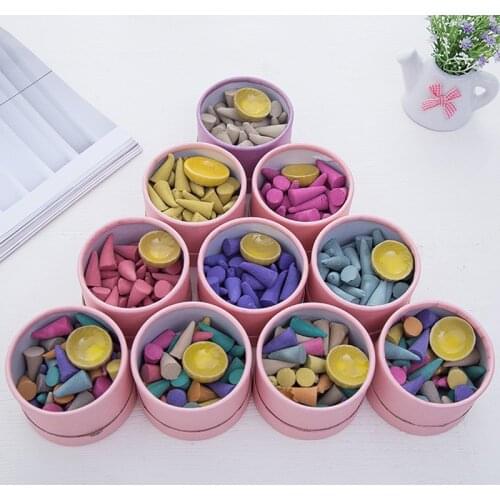 6 Fragrances Home Air Fragrance Incense Box Containing Dish Repellent Mosquito Incense Cones Deodorization