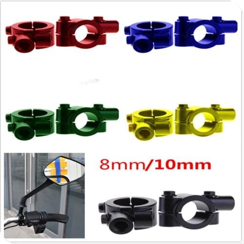 2Pc colorful Motorcycle RearView Mirror Adapter for HONDA CB1100 GIO special CRF1000L AFRICA TWIN CBF1000 A CB600F