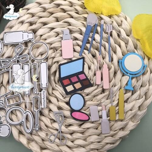 Bunnymoon Cosmetics Metal Cutting Dies Stencils for Scrapbooking/photo Album stamps Decorative Embossing DIY Cards