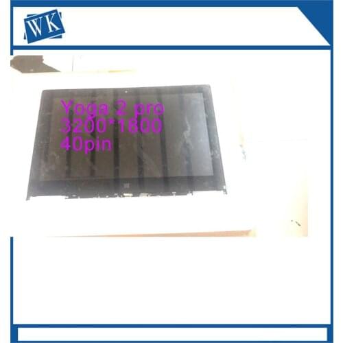 For Lenovo IdeaPad Yoga 2 Pro 13.3" LCD Screen Display+Touch Glass Panel Digitizer Assembly LTN133YL01-l01 3200*1800