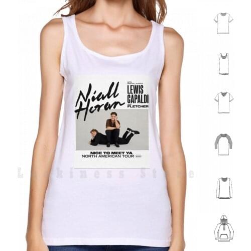 Fivenal Niall Nice To Meet Ya North American Tour 2020 tank tops vest 100% Cotton Live Horan World 2019 Cover Concert