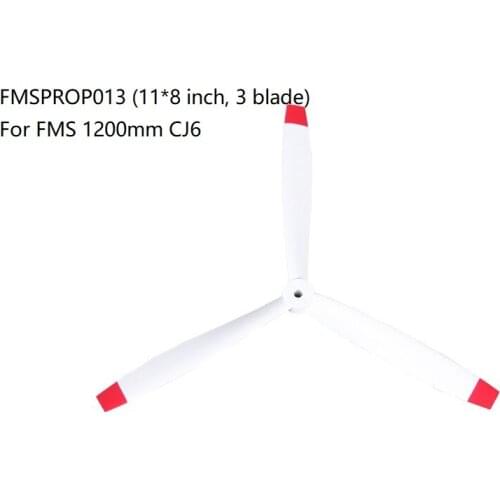 FMS 120mm 1.2m CJ6 Propeller White FMSPROP013 RC Airplane Aircraft Model Plane Avion Spare Parts Accessories