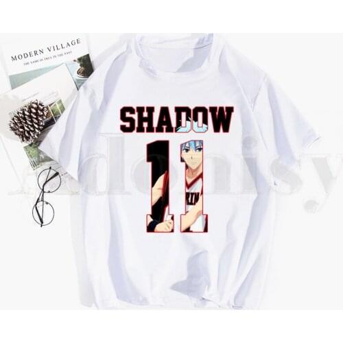 Anime Kuroko No Basket Kuroko Tetsuya Harajuku Tshirt Hip Hop Girl Top Tees Harajuku Tshirts Men Fashion Summer T-shirts