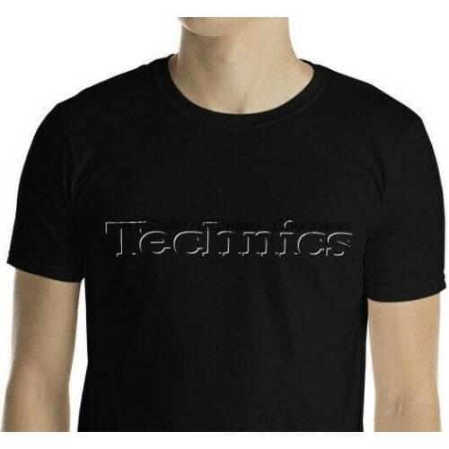 Technics Phantom Logo Unisex T-Shirt Nightclub DJ Turntable DJ Modern Party Tee
