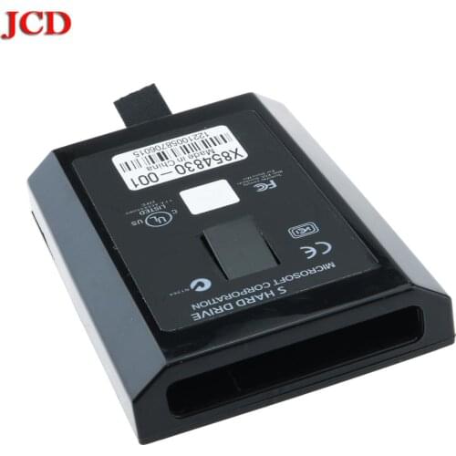 JCD New Hard Disk Case for XBOX360 HDD Hard Drive Box for XBOX 360 Slim Enclosure Cover Shell HDD Holder Bracket for Microsoft