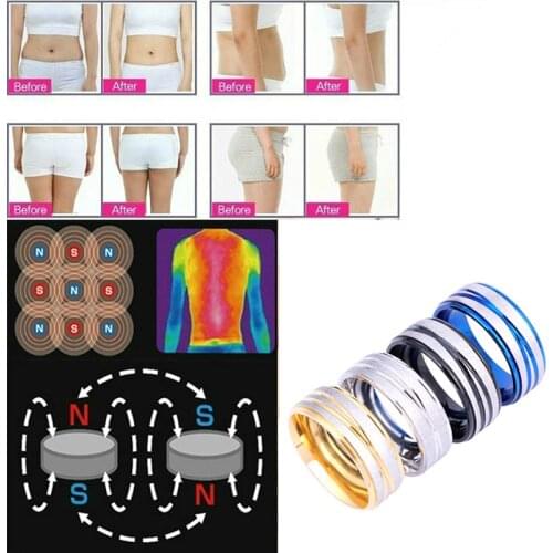 Magnetic Medical Slimming Magnetic Weight Loss Ring Tools Fitness Reduce Weight Ring String Stimulating Acupoints Gallstone Ring